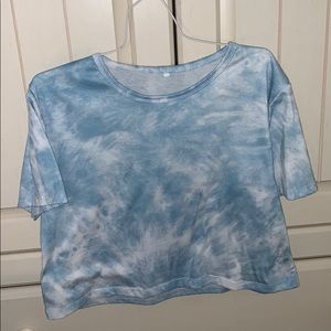Tye-dye crop top